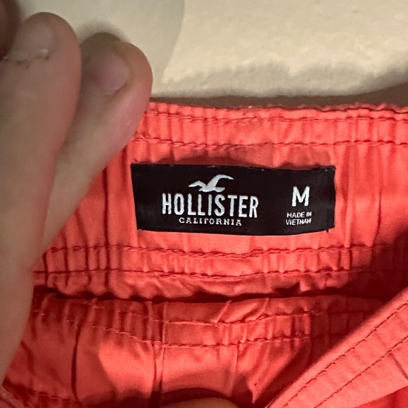 Hollister Coral and Black Floral Swim Trunks - Picture 4 of 8